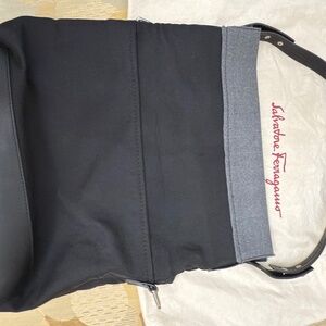 Salvatore Ferragamo Wool/Leather tote